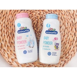 Phấn ngừa rôm sảy kodomo ngăn ngừa rôm sảy cho bé sơ sinh màu hồng , xanh 50g