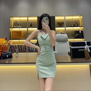 Đầm Daxingzhe Sling Cao Cấp Phong Cách Mới Skinny Nữ Nguyên Chất Gợi Cảm Váy Cay