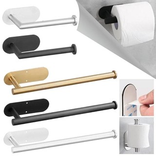  Giá đỡ giấy vệ sinh bằng thép không gỉ Giá cuộn giấy nhà bếp tự dính Giá treo tường Khăn giấy Hộp đựng khăn Móc treo đa chức năng Móc treo phụ kiện phòng tắm 