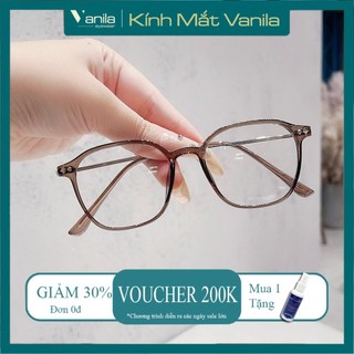 Gọng kính cận dẻo VANILA KC85071 càng kính kim loại thiết kế thời trang phong cách Hàn Quốc