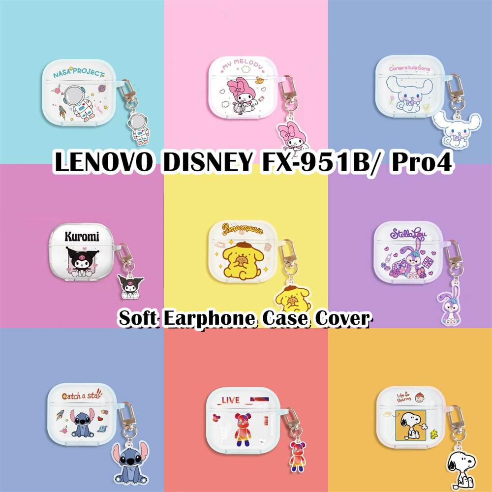 【Hot sale】Cho LENOVO DISNEY FX-951B/ Pro4 ốp tai ng Case dòng thủy triều Vỏ Bảo Vệ Hộp Sạc Tai Nghe