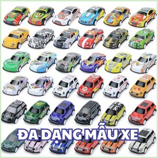 COMBO XE Ô TÔ NHỎ KHÔNG KÈM THÙNG, CHẤT LIỆU HỢP KIM, ĐA DẠNG MẪU XE, CHƠI CHẠY ĐÀ CÓT KÉO LÙI CHO BÉ