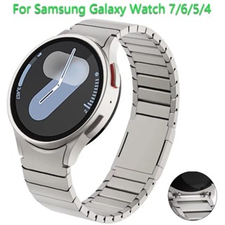 Không Khoảng Cách Dây Đeo Thép Không Gỉ Cho Samsung Galaxy Watch 7 6 5 4 40mm 44mm 6 Cổ Điển 47mm 43mm Dây Từ Tính 5Pro 45mm Vòng Tay