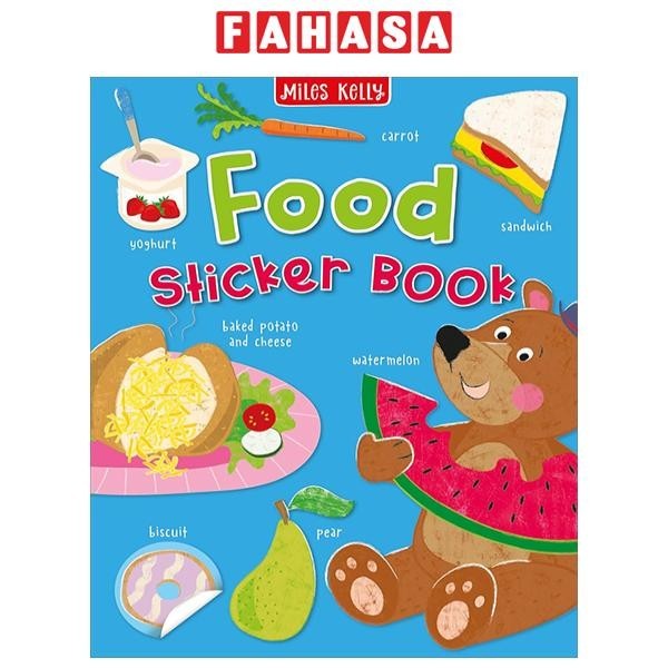 Sách ngoại văn: Sticker Book - Food (Bìa Mềm)