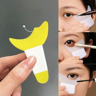 Khuôn Kẻ Mắt / Mascara Hình Chữ  Bằng Silicon Mềm Có Thể Tái Sử Dụng Cho Người Mới Bắt Đầu ARLLE