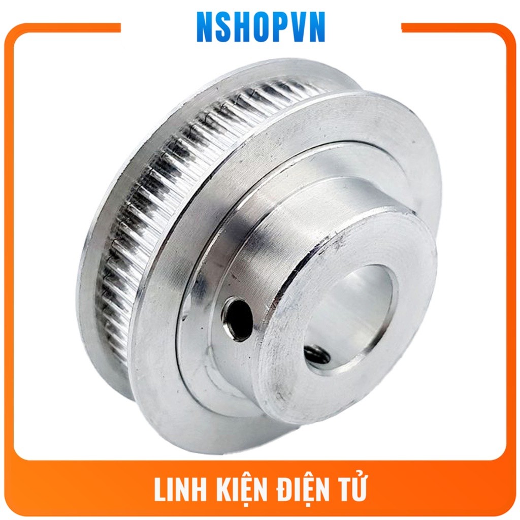Puly GT2 trục 12mm 30 / 60 răng