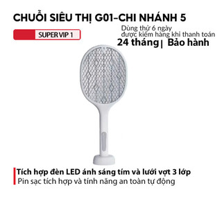 Vợt Muỗi Thông Minh 2 trong 1, Tự Động, An Toàn, Hiệu Quả, Dễ Sử Dụng