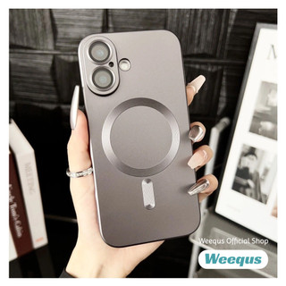 Có bảo vệ ống kính Vỏ từ tính cho iPhone 16 Pro Max 16 Plus 15 Pro Max 15 Plus 14 Plus 14 13 Pro Max 12 Pro Max 11 Pro Max Ốp điện thoại mềm để sạc không dây