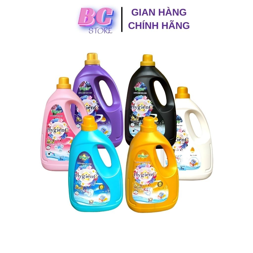 (HÀNG CHÍNH HÃNG) Nước Giặt HygienC Plus Hàng Việt Nam Công Nghệ Thái Lan Can 2kg  @