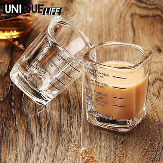 [Yoyo01] 2 Cốc đo thủy tinh Espresso 60ML Chắc chắn