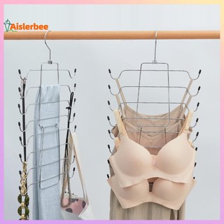 Móc Treo Áo Ngực Aislerbee Tiết Kiệm Không Gian Có Thể Gập Lại Không Dấu Vết Xe Tăng Nhiều Lớp Áo Bras Camisoles Khăn Thắt Lưng Tủ Quần Áo Tổ Chức Cung Cấp Nhà
