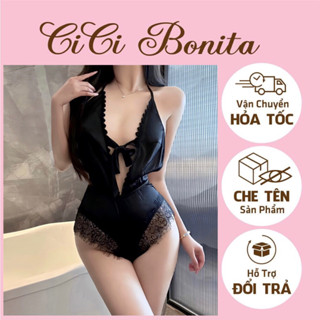 Đồ lót liền thân cao cấp kiểu đơn giản màu đen dễ mặc CB63 CICI BONITA HCM