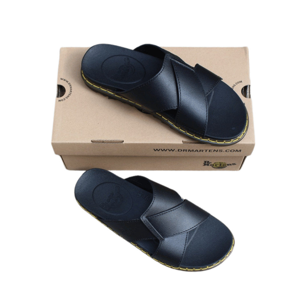 Dép Dr.Marten 2024 Quai Chéo Da Bò . Dép Dr,Thailand ( DR.QC9)