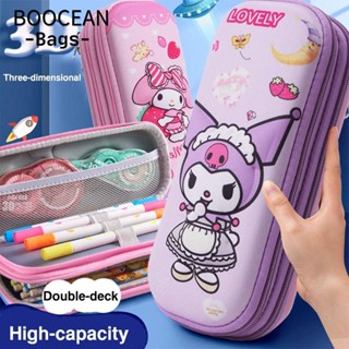  Bút Chì Kuromi   Melody   Unicorn Hộp Bút Ba Lớp Túi Đựng Bút Dung Tích Lớn EVA Chống Thấm Nước Di Động Bé Gái Bé Trai 