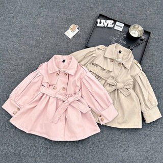 SIZE ĐẠI 8-33KG: Áo khoác kaki măngto dáng baby doll cực xinh cho bé gái - AKMBG