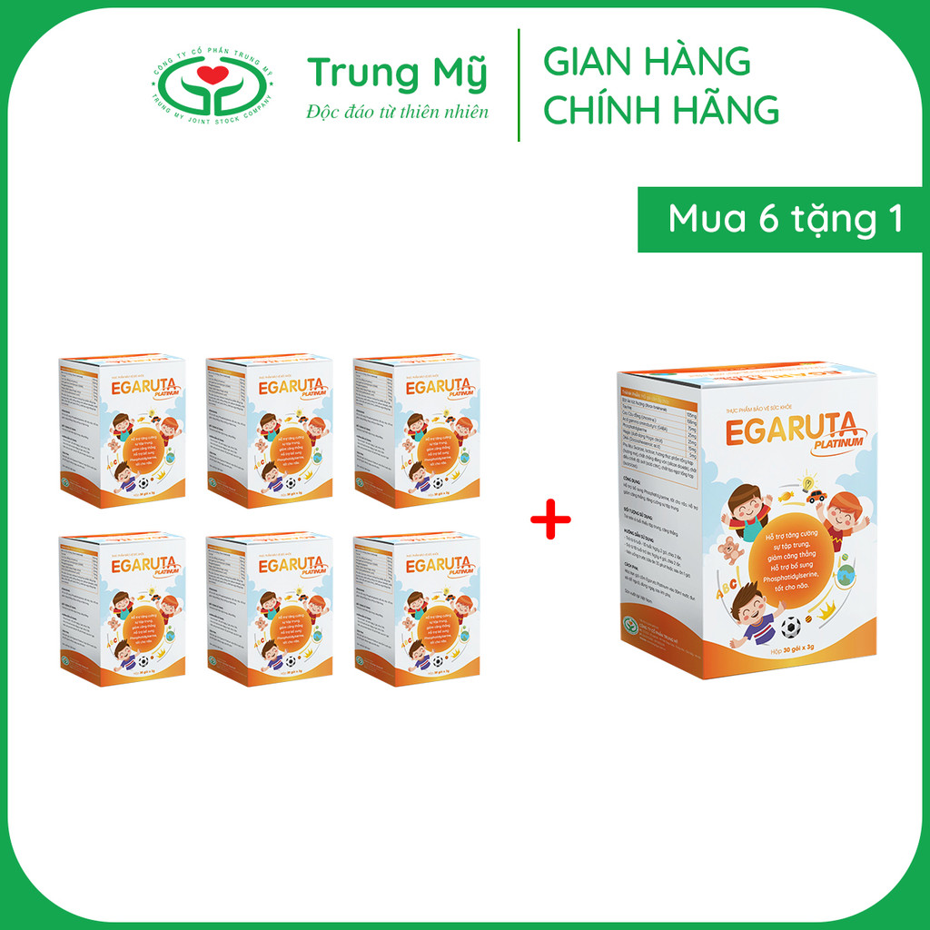 ✔️️️ [Tặng cẩm nang] Combo 6 tặng 1 hộp Egaruta Platinum giúp trẻ học tốt, cải thiện ghi nhớ, tăng t