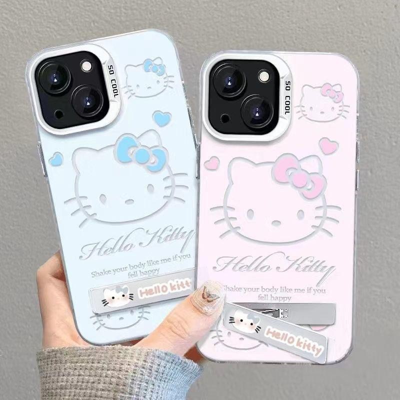 Vỏ Sanrio Hello Kitty chính hãng có giá đỡ cho Samsung Galaxy S21 S20 Plus S24 S23 Ultra S20fe Note 