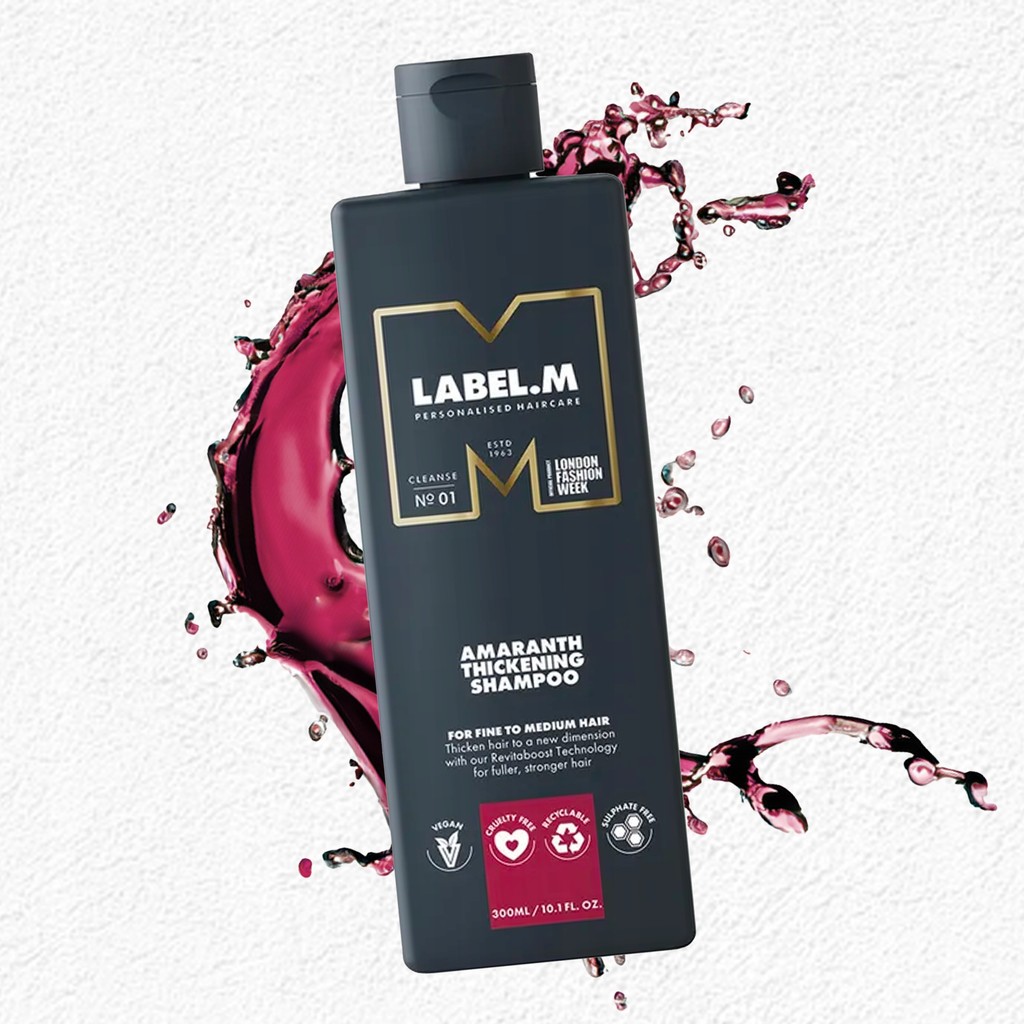[MẪU MỚI] Dầu Gội, Dầu Xả giúp Tăng Độ Dày Cho Tóc LABEL.M AMARANTH THICKENING 300mlx2