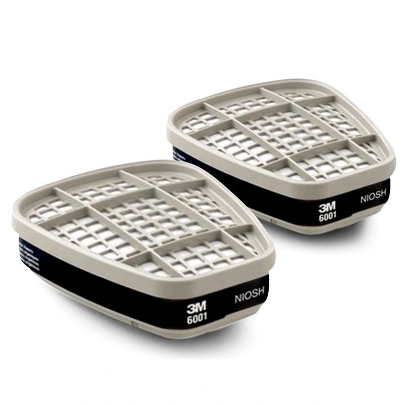 Phin lọc 3M 6001 USA, phin lọc màu đen, dùng cho mặt nạ 3M 6800, 3M 6200, 3M 7502, khả năng lọc hơi 