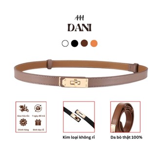 Thắt lưng nữ da thật phong cách hiện đại AAA DANI dây nịt đai váy Hàn Quốc cao cấp nịch quần jean hottrend