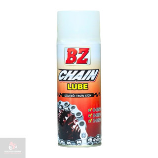 Chai Dưỡng sên BZ Chain Lube 450ml hàng Chính Hãng, đậm đặc , ko văng sử dụng được cho sên Phốt . DoChoiXeMay