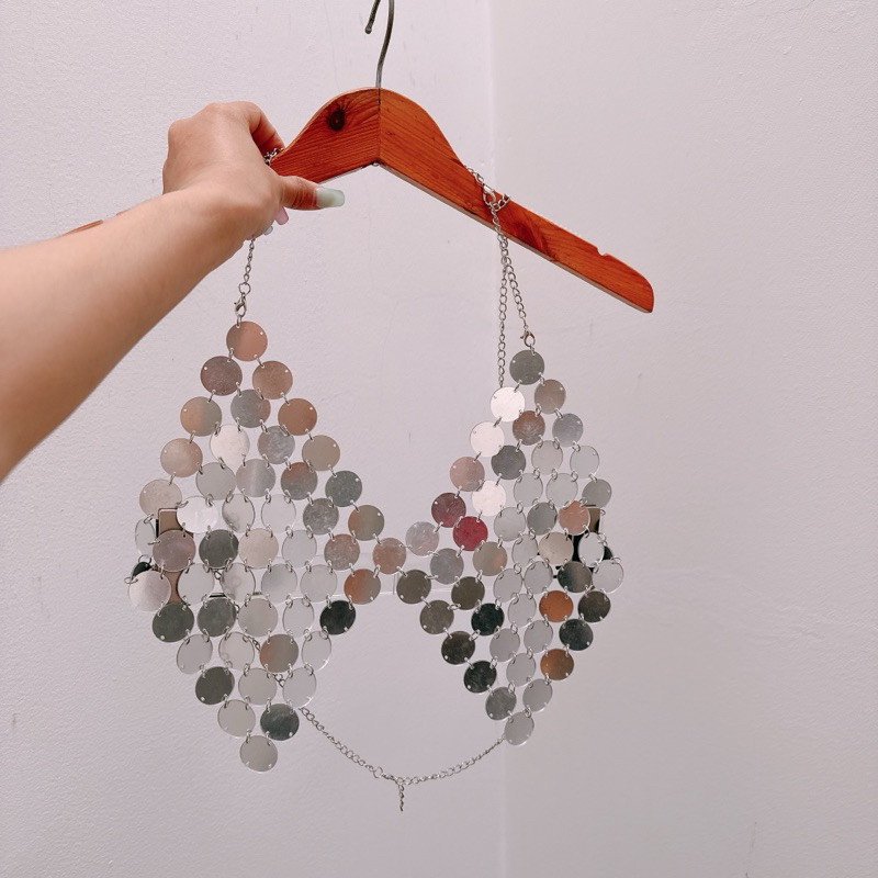 Áo Bling DISTRICT 5 - [086] Áo Yếm Đính Đá Bling Bling Bikini - Áo Croptop Đính Đá Bling Bling