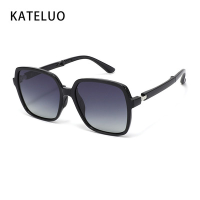 Kính Râm KATELUO K889 Phân Cực Gradient Vuông Cỡ Lớn, Thời Trang Cho Nam Và Nữ