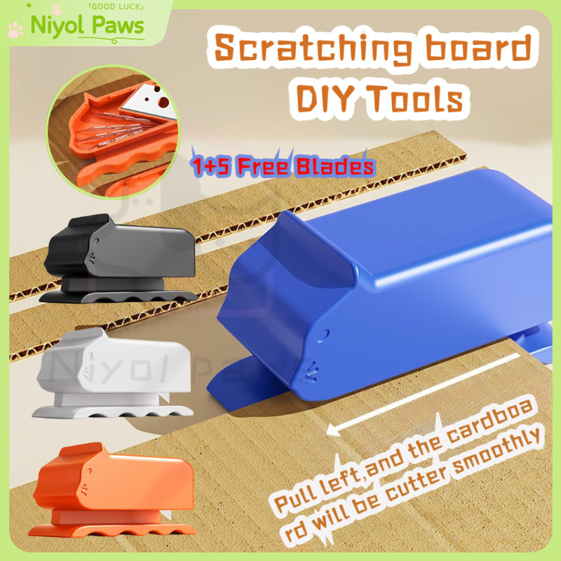 5 Lưỡi Thêm Cat Scratcher Cutter DIY Tool Value Set No Mess Paper Cạo Râu