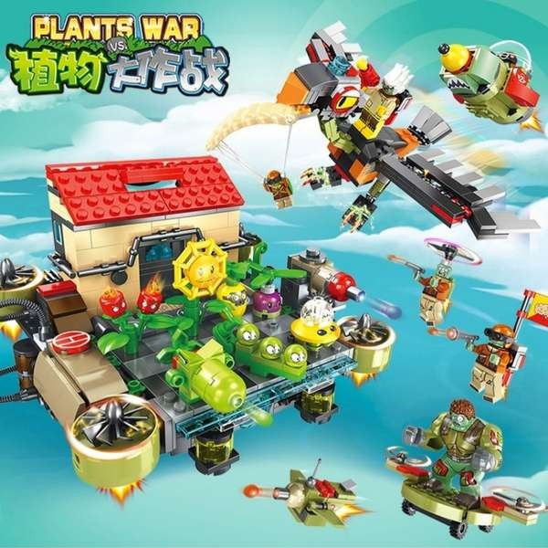 Hội giáo dục Lego Phantom Ninja 6 Boys 8 Plants vs. Đồ chơi dòng Zombies 10 tuổi