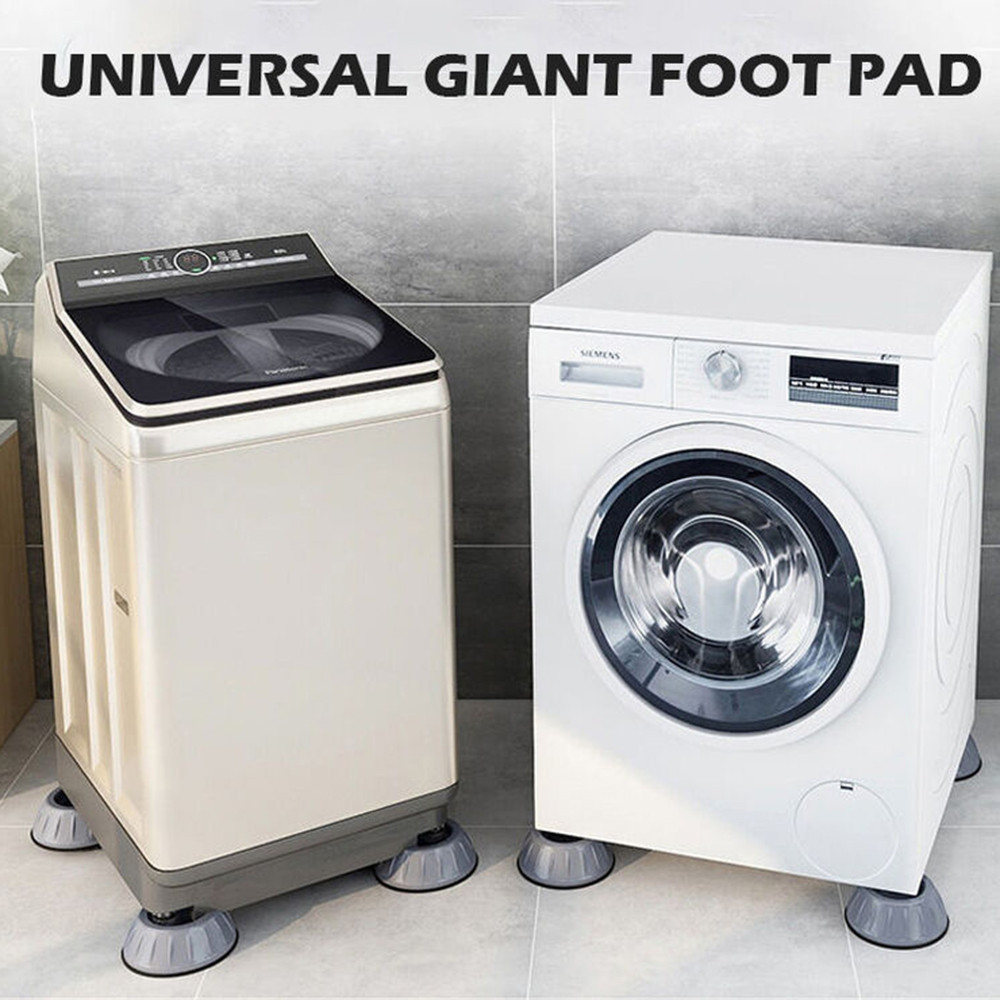 4Pcs Washing Machine Feet Pad Anti-slip Shock-absorbing Dryer Furniture Pads Universal