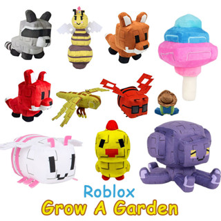  18cm Roblox Grow A Garden Reccoon Đồ chơi nhồi bông Fox Dragonfly Candy Blossom Bộ sưu tập búp bê sang trọng 