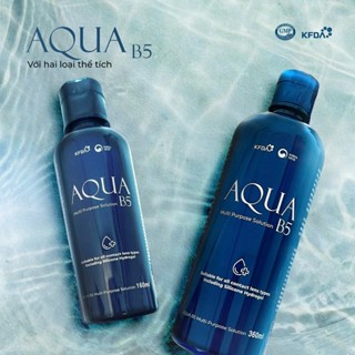   HÀNG CHÍNH HÃNG  Nước ngâm lens Aqua B5 160ml & 360ml  Dung dịch bảo quản kính áp tròng |Nước ngâm kính áp tròng  