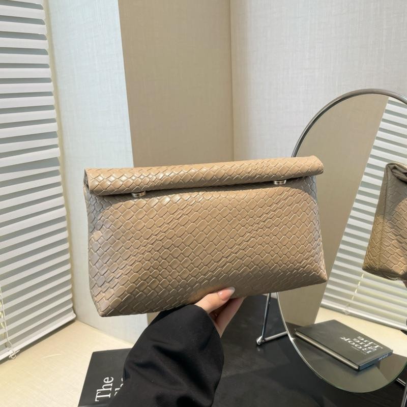 STAY YOUNG S2069 ONE Túi ly hợp mang theo thông thường màu trơn, túi phong bì đổi cạnh cuộn đơn giản