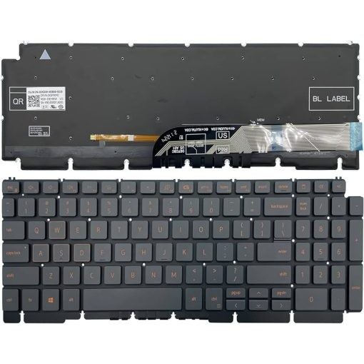 Bàn phím laptop Dell Gaming G15 5510, G15 5511, G15 5515, G15 5520 Có đèn