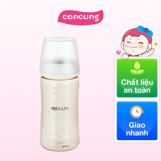 Bình sữa Moyuum thế hệ 3 PPSU 270ml (Beige, mẫu mới)