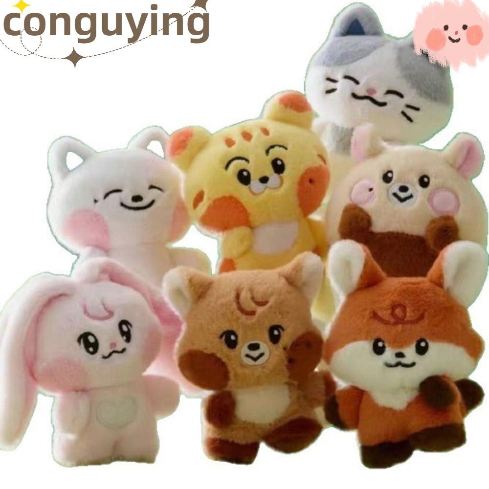 CONGUYING Ive Plush Doll, Kpop Cotton Won Đồ chơi nhồi bông trẻ, Phim hoạt hình dễ thương Ive Hình P
