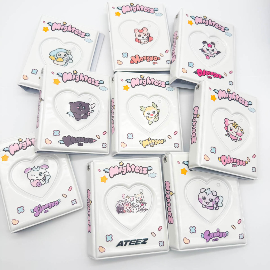 ATEEZ Album Ảnh 3 inch Sách Lưu Trữ Thẻ Lưới Đơn Album Mini Dễ Thương Phong Cách Instagram Album Lưu
