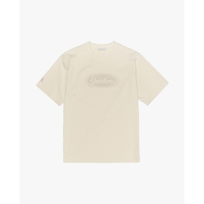 MLB - Áo thun unisex cổ tròn tay ngắn in logo_3ATSV0454-50CRS
