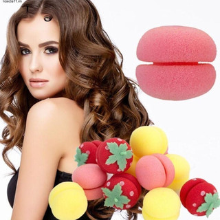 szxbogs 6 Lô Uốn Tóc Xoăn Mềm Mại Hình Quả Dâu Tây Dành Cho Nữ