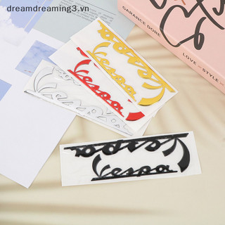 # Fashion # Emblem Sticker Decal 3 chiều cho Vespa GTS300 GTV125 200 250.