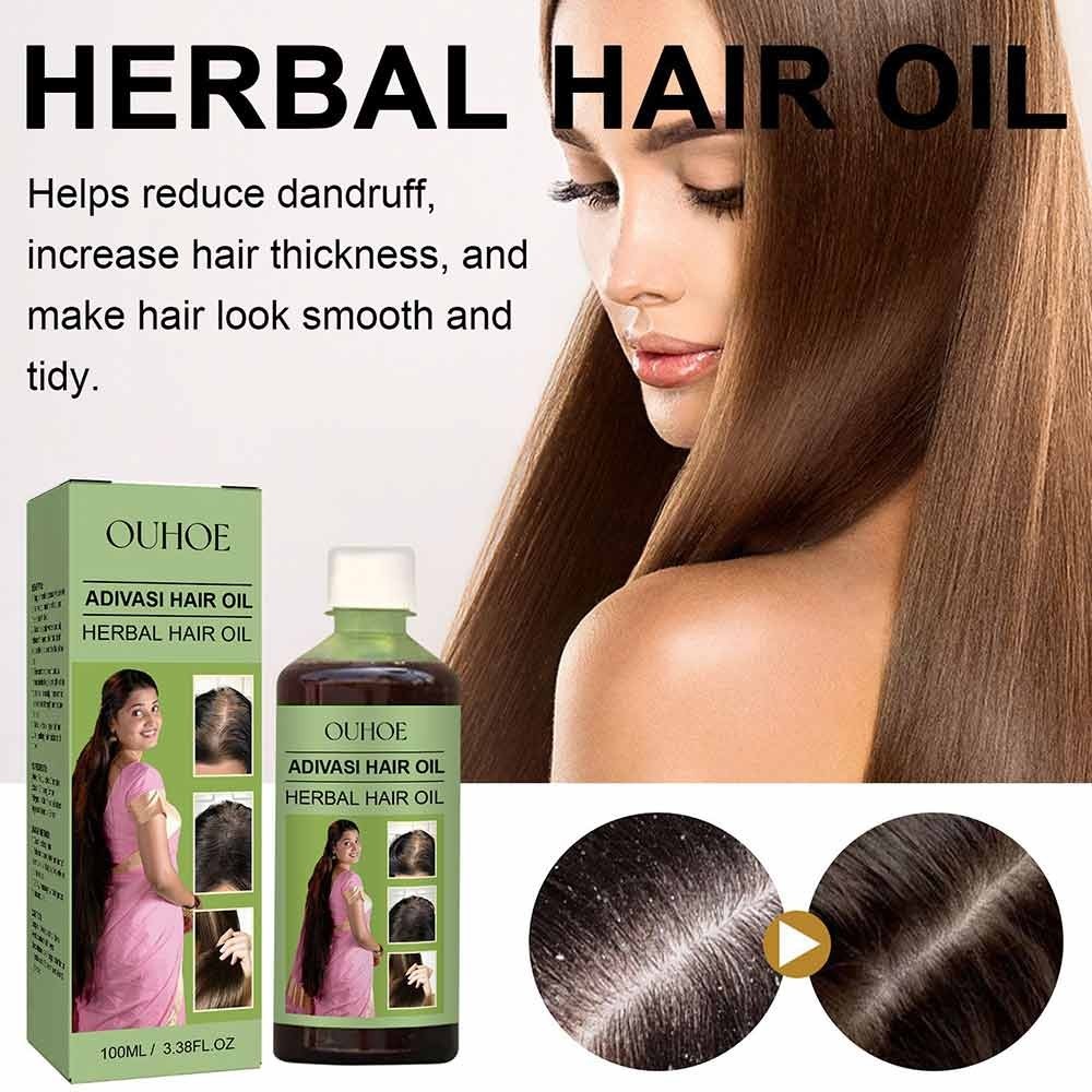 OUHOE Herbal Hair Strengthening Oil 100ml Hair Accessories