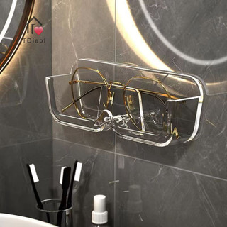 Tủ trưng bày kính Hộp lưu trữ kính treo tường Đục lỗ miễn phí Giá lưu trữ Kính râm Nhà Tidying MỚI