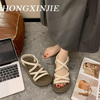 HONGXINJIE dép sandal nữ dép đế cao Thoải Mái Xinh Xắn  Phù hợp Tiện lợi Bền Đẳng cấp FDL247078F 28Z240710