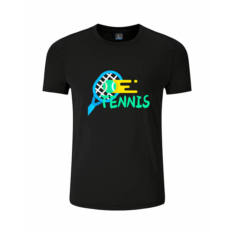 Áo thun tennis tay ngắn 100% cotton mới, style Federer