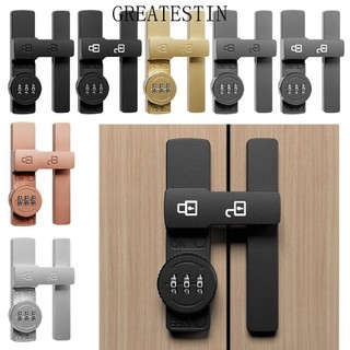 Khóa cửa an ninh GREATESKSS, Khóa cửa chuồng mật khẩu 3 chữ số bằng hợp kim kẽm, Chốt cửa chống trộm chất lượng cao