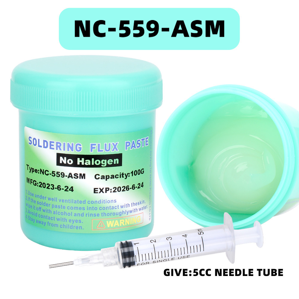 Nc-559-100g ASM Flux Paste Kim thông lượng không chì Hàn BGA thường được sử dụng cho hàn 559 Thông l