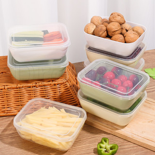  Hộp Bảo Quản Trong Suốt 500ml - Hộp Cơm Trưa Chịu Nhiệt & Lạnh - Hộp Bảo Quản Thực Phẩm - Hộp Bảo Quản Rau Củ Quả Thịt - Hộp Đựng Giữ Tươi Tủ Lạnh - Hộp Kín Có Nắp 