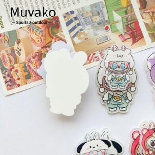 Muvako Huy hiệu động vật Labubububu, Trâm cài Labububupu hoạt hình Acrylic, Nhãn dán tủ lạnh Vui nhộn Kawaii Labubupu Hộp Huy hiệu