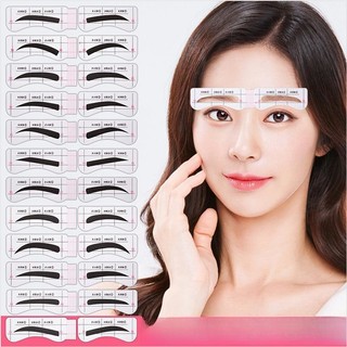 [Jy] 4 miếng dán lông mày, dụng cụ sửa chữa lông mày, thẻ khuôn lông mày