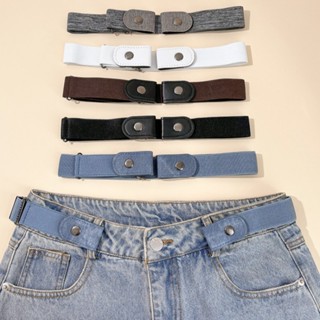 Thắt Lưng Quần Thắt Lưng Kích Thước Nút Điều Chỉnh 2024 Mới Quần Jean Thắt Lưng Co Thắt Lưng